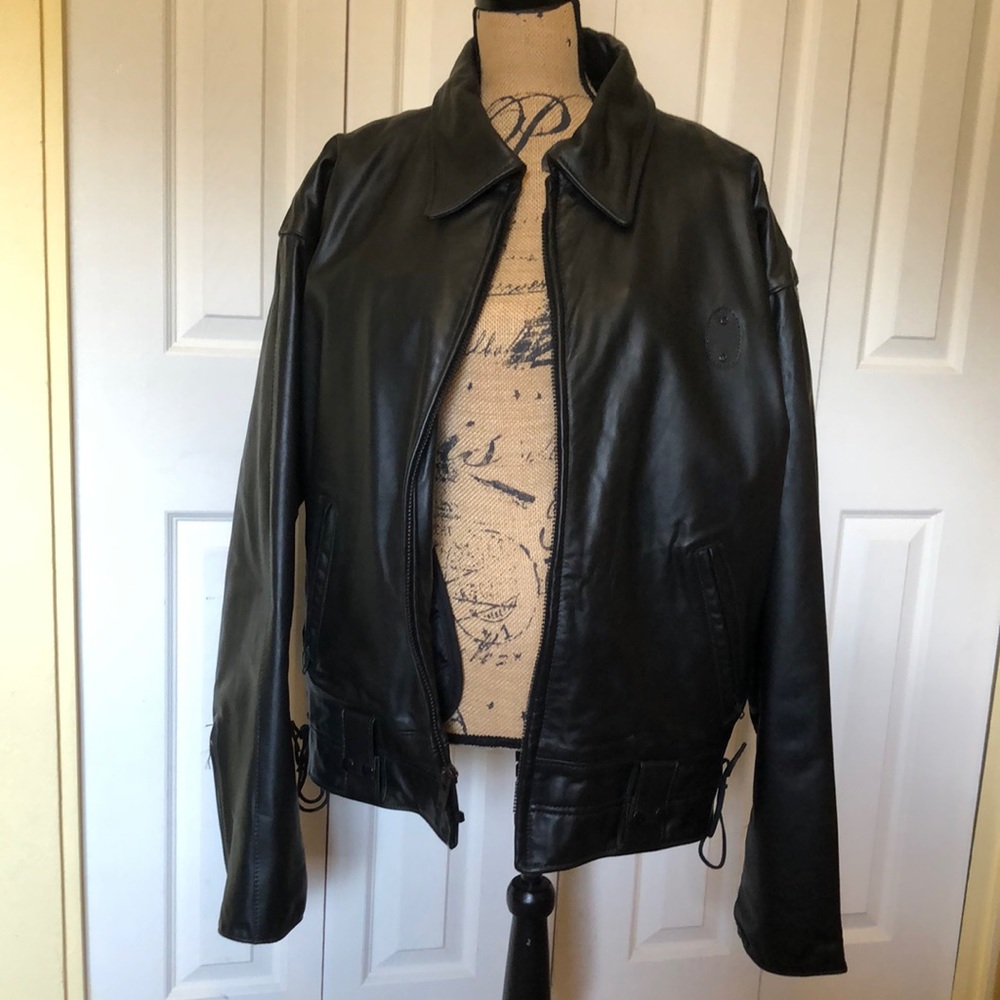 Taylor's Leather LAPD Police Motorcycle Jacket